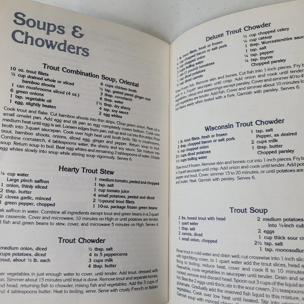 Trout A Collection of Recipes from the‎ U.S. Trout Farmers Association 1982